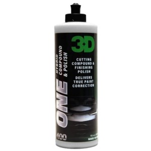 3D Car Care One Hybrid Compound & Polish - super skuteczna pasta jednoetapowa 473ml