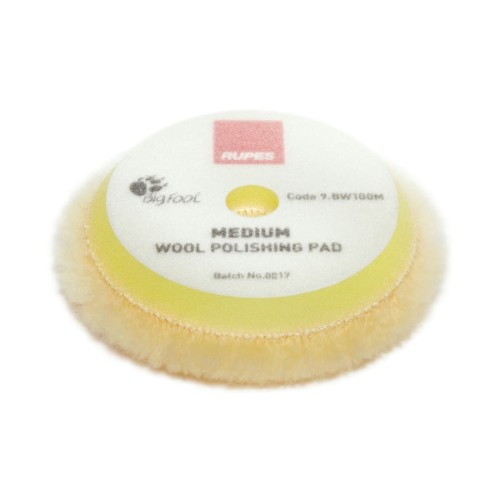 Rupes Wool Polishing Pad - futro polerskie średnie 80/90mm - Sklep detailingowy Automotive Care