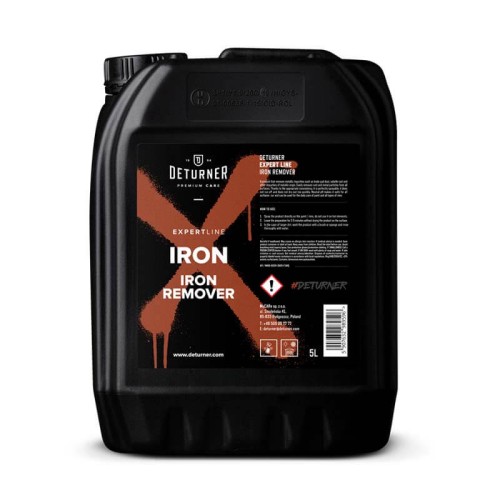 Deturner Expert Line Iron Remover - usuwa zanieczyszczenia metaliczne 5L  - Sklep detailingowy Automotive Care
