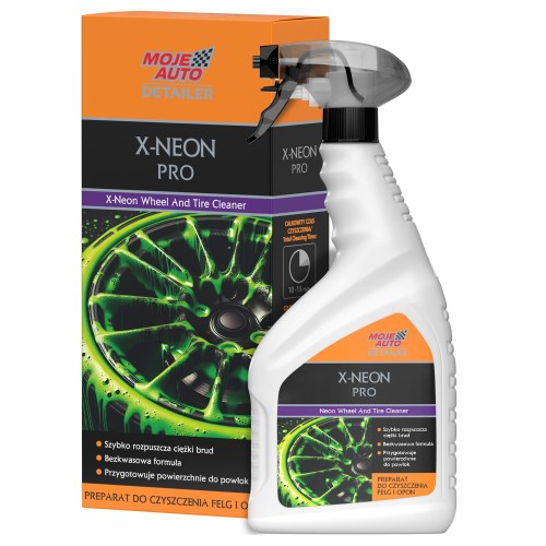 Moje Auto Detailer  X-Neon Pro - preparat do czyszczenia felg i opon 750ml - Sklep detailingowy Automotive Care