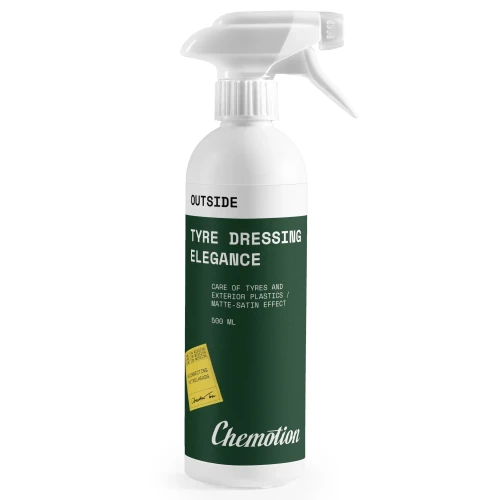 Chemotion Tyre Dressing Elegance - Dressing do opon i plastików zewnętrznych 500ml - Sklep detailingowy Automotive Care