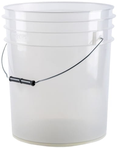Grit Shield Transparent Bucket - wiadro detailingowe, przezroczyste 20L - Sklep detailingowy Automotive Care