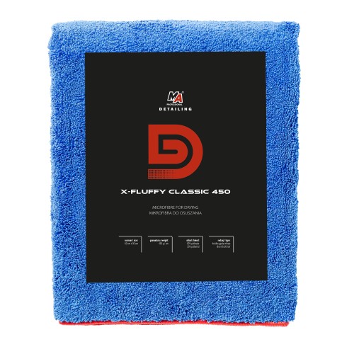 MA Professional Detailing X-FLUFFY CLASSIC 450GSM - mikrofibra do osuszania 60x90cm - Sklep detailingowy Automotive Care