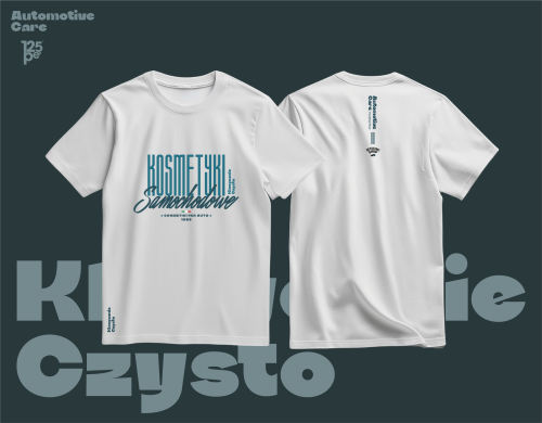 Automotive Care T-Shirt Classic Version White - wysokiej jakości koszulka rozmiar M - Sklep detailingowy Automotive Care
