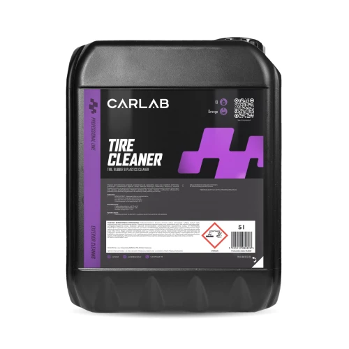 CARLAB TIRE CLEANER - wysoce skoncentrowany preparat przeznaczony do czyszczenia opon oraz wszelkich elementów gumowych i plastikowych pojazdu 5L - Sklep detailingowy Automotive Care