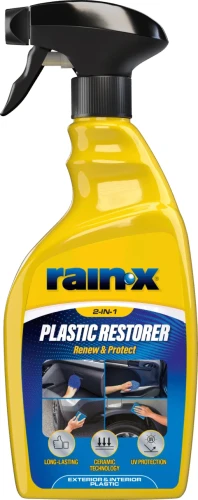 Rain-X Plastic Restorer - produkt do odżywiania i zabezpieczania plastików wewnętrznych i zewnętrznych 500ml - Sklep detailingowy Automotive Care