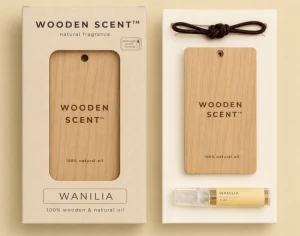 WOODEN SCENT 100% naturalna zawieszka zapachowa - WANILIA