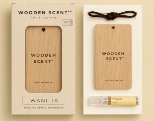 WOODEN SCENT 100% naturalna zawieszka zapachowa - WANILIA - Sklep detailingowy Automotive Care