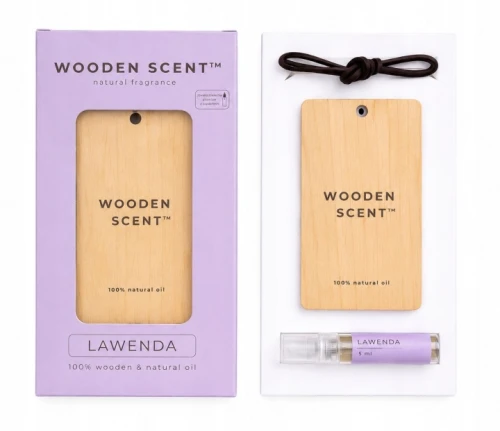 WOODEN SCENT 100% naturalna zawieszka zapachowa - LAWENDA - Sklep detailingowy Automotive Care