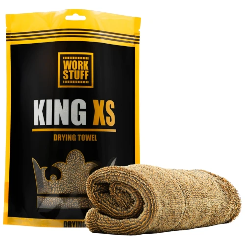 Work Stuff King XS Drying Towel - kompaktowy, premium ręcznik do osuszania auta - Sklep detailingowy Automotive Care