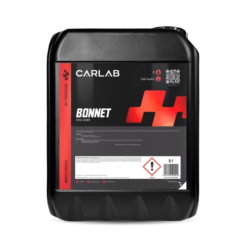 CARLAB BONNET - gotowy do użycia preparat przeznaczony do czyszczenia podsufitki oraz wszelkich tekstylnych elementów wnętrza samochodu 5L - Sklep detailingowy Automotive Care