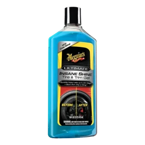 Meguiar's Ultimate Insane Shine Tire & Trim Gel - Luksusowy żel do nabłyszczania opon i ochrony plastików w jednym 473 ml