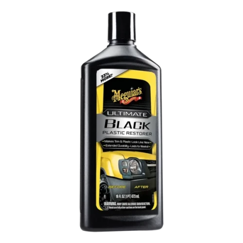 Meguiar's Ultimate Black Plastic Restorer - żel do regeneracji wyblakłych tworzyw sztucznych 473ml - Sklep detailingowy Automotive Care