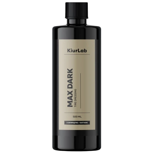 KiurLab Max Dark - dressing do opon o satynowym wykończeniu 500ml - Sklep detailingowy Automotive Care