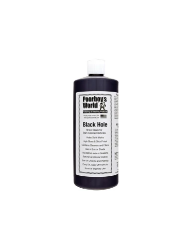 Poorboy's World Black Hole - politura do ciemnych lakierów 946ml - Sklep detailingowy Automotive Care